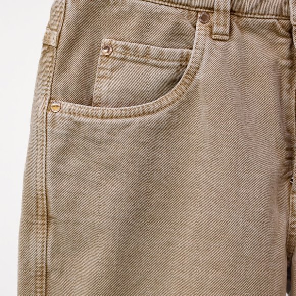 Brunello Cucinelli Tan Denim Monili The Boyish Jeans - Picture 4 of 16